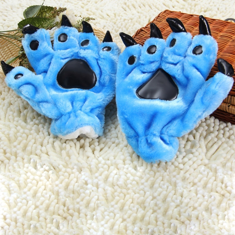 One Pair Christmas Gift Cute Cartoon Dinosaur Claw Winter Warm Gloves