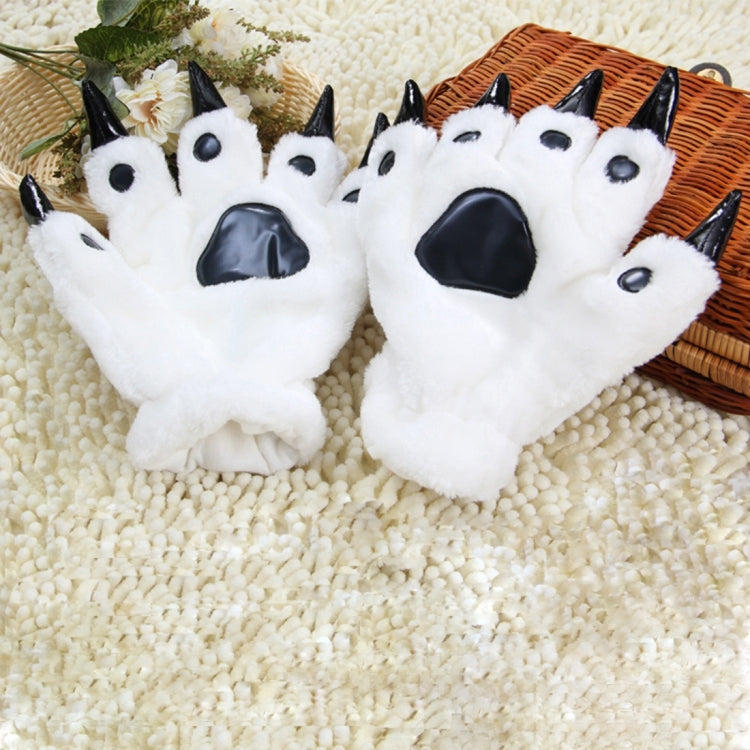 One Pair Christmas Gift Cute Cartoon Dinosaur Claw Winter Warm Gloves
