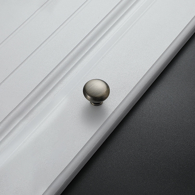 5 PCS 4203 Matte Cyan Single Hole Solid Zinc Alloy Round Handle for Cabinet Wardrobe Drawer Door