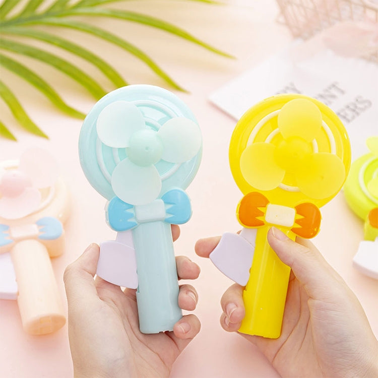A715 Portable Handheld Mini Cartoon Lollipop Toy Fan (Color Random Delivery)