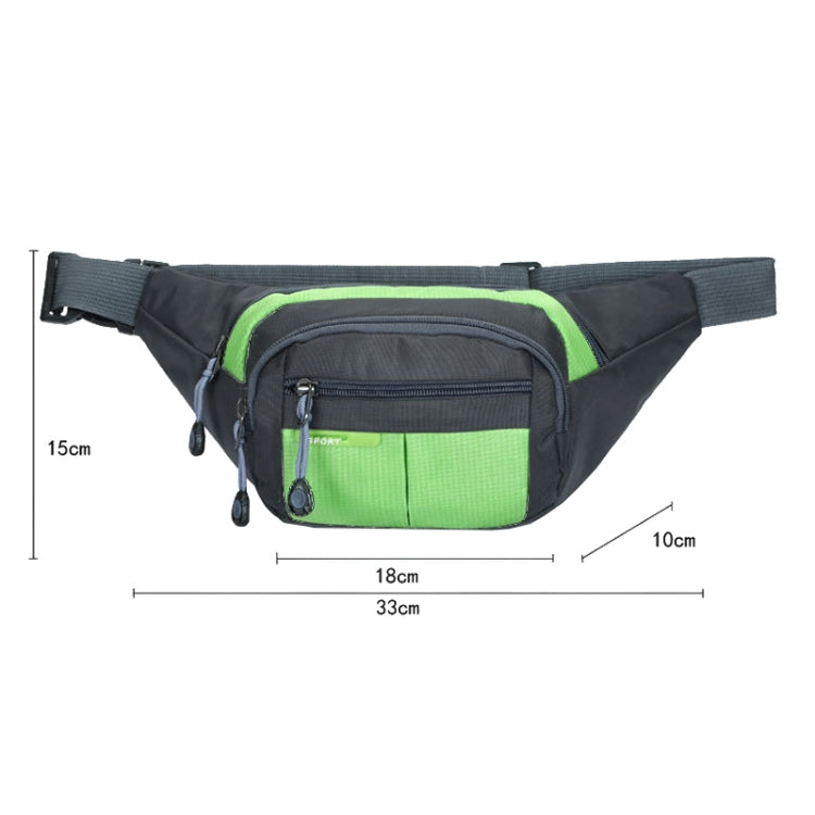 Fashion Multi-function Men Outdoor Sports Running Adjustable Breathable Waist Bag