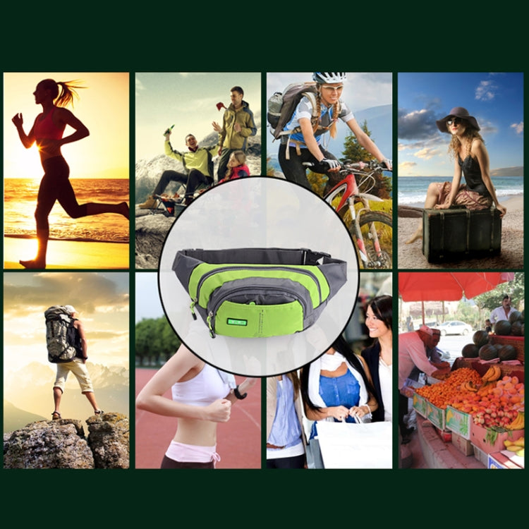 Fashion Multi-function Men Outdoor Sports Running Adjustable Breathable Waist Bag