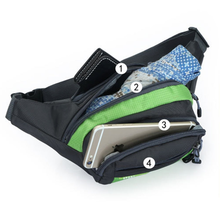 Fashion Multi-function Men Outdoor Sports Running Adjustable Breathable Waist Bag