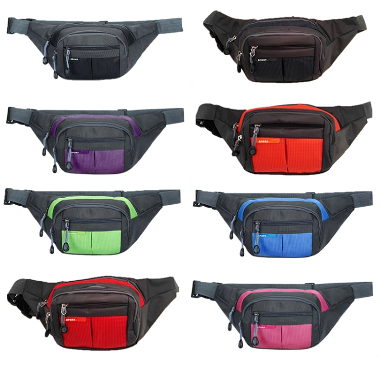 Fashion Multi-function Men Outdoor Sports Running Adjustable Breathable Waist Bag