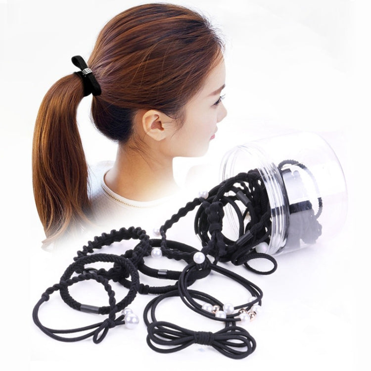 24 PCS/Boxed Simple Creative Lady Pearl Bowknot Style Hair Band
