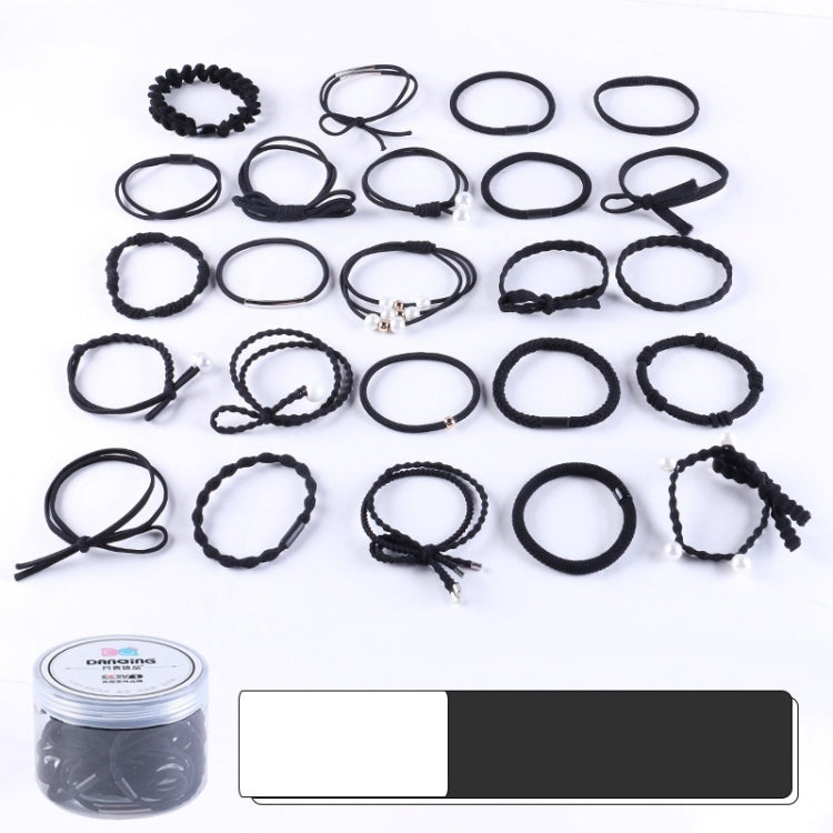 24 PCS/Boxed Simple Creative Lady Pearl Bowknot Style Hair Band