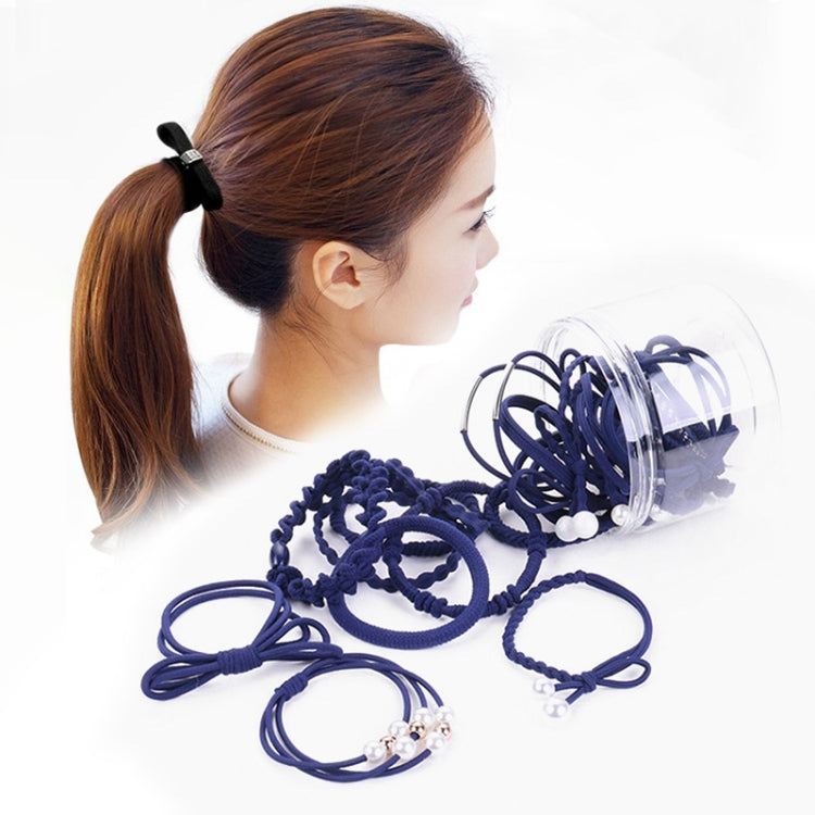 24 PCS/Boxed Simple Creative Lady Pearl Bowknot Style Hair Band