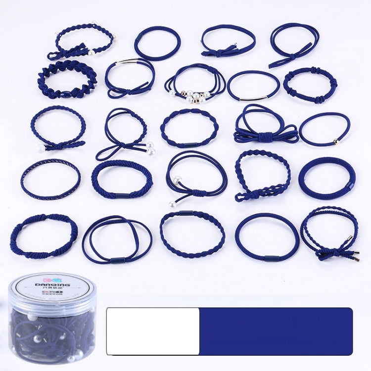 24 PCS/Boxed Simple Creative Lady Pearl Bowknot Style Hair Band