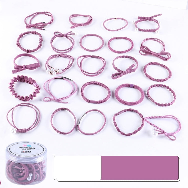 24 PCS/Boxed Simple Creative Lady Pearl Bowknot Style Hair Band