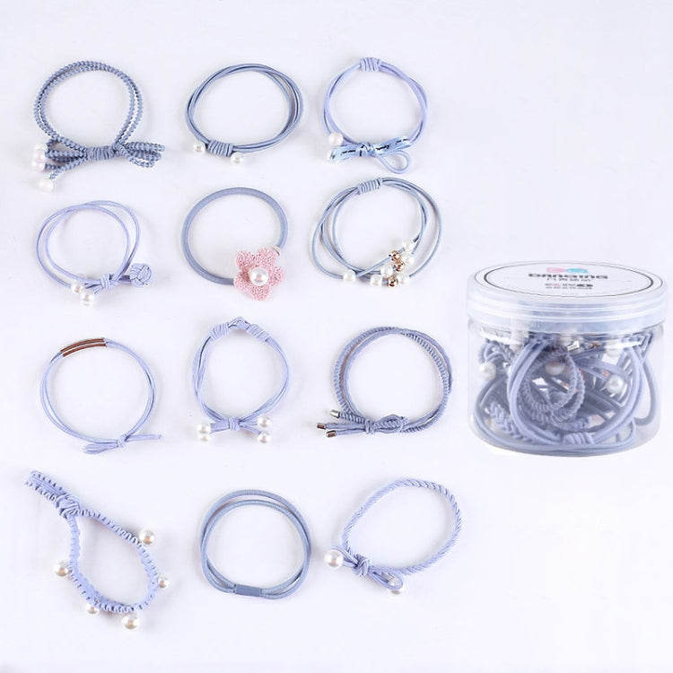 12 PCS/Boxed Simple Creative Lady Pearl Bowknot Style Hair Band