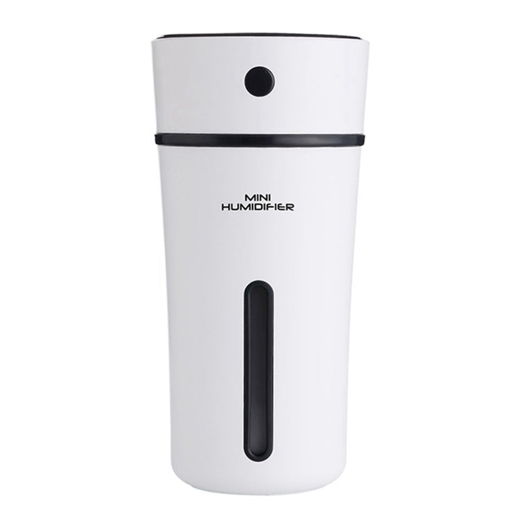 300ML Mini Portable Cup Shape USB LED Night Light Ultrasonic Humidification Air Humidifier for Home / Office / Car