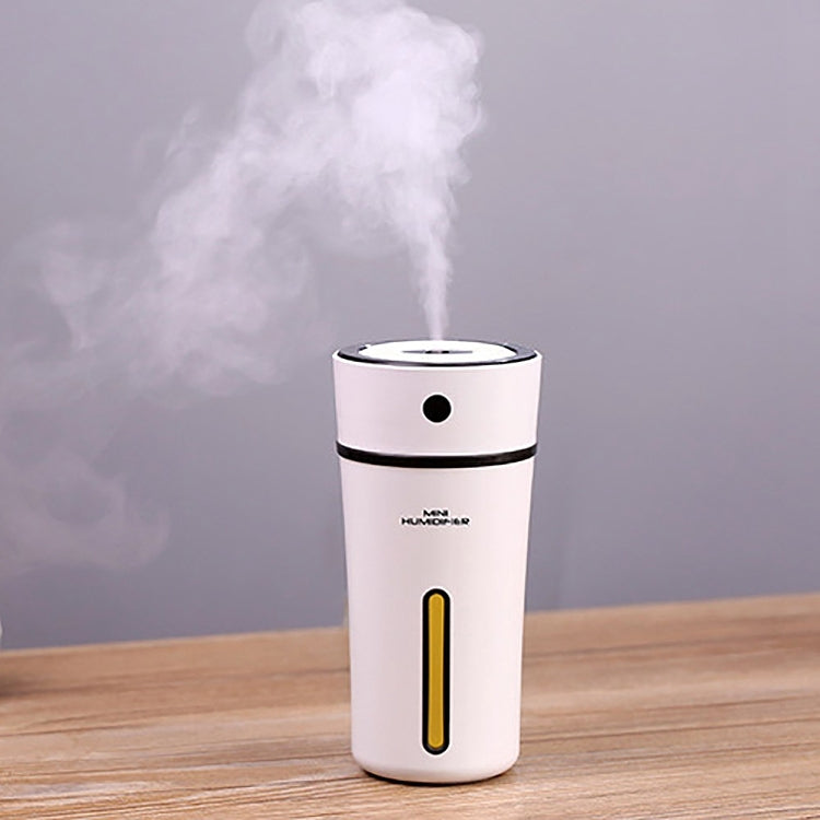 300ML Mini Portable Cup Shape USB LED Night Light Ultrasonic Humidification Air Humidifier for Home / Office / Car