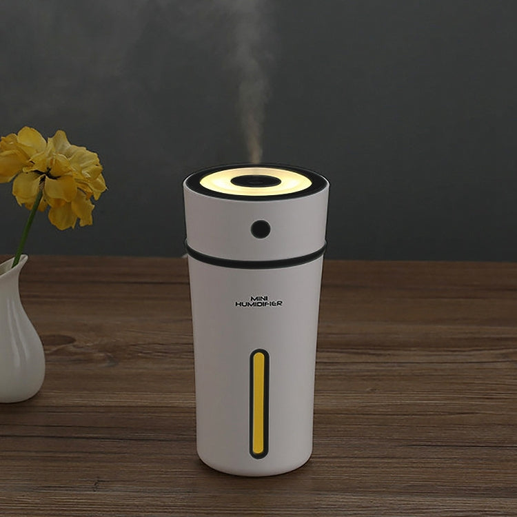 300ML Mini Portable Cup Shape USB LED Night Light Ultrasonic Humidification Air Humidifier for Home / Office / Car