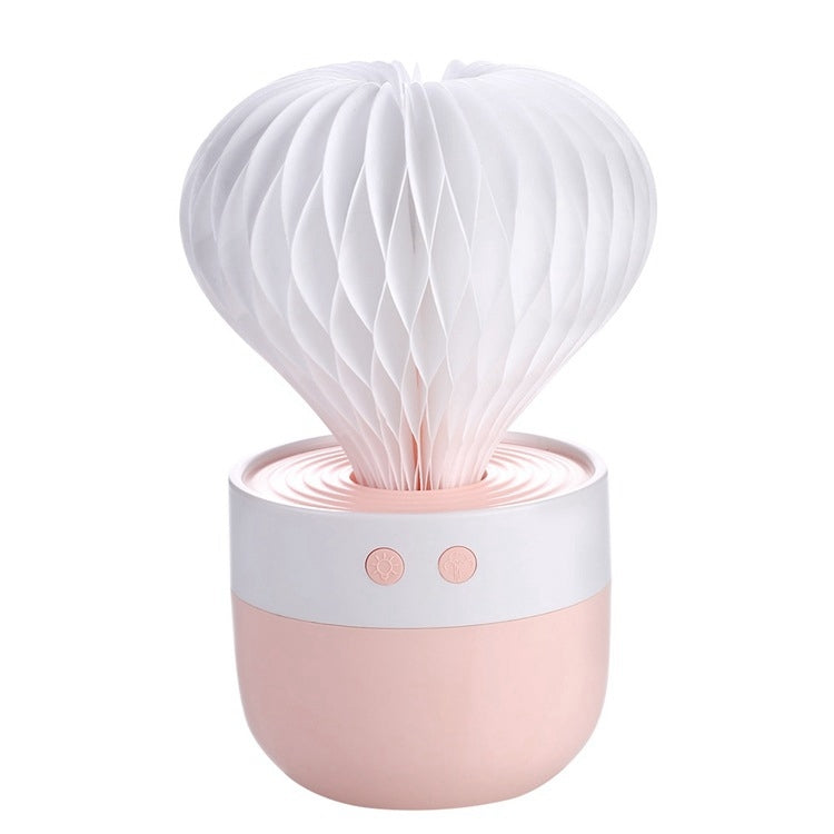150ML Mini Portable Cactus Shape USB Colourful LED Night Light Mist Air Humidifier Beauty Replenishment Freshener for Home