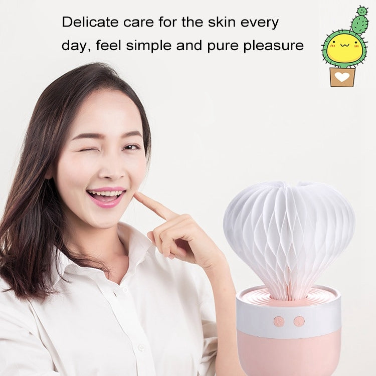 150ML Mini Portable Cactus Shape USB Colourful LED Night Light Mist Air Humidifier Beauty Replenishment Freshener for Home