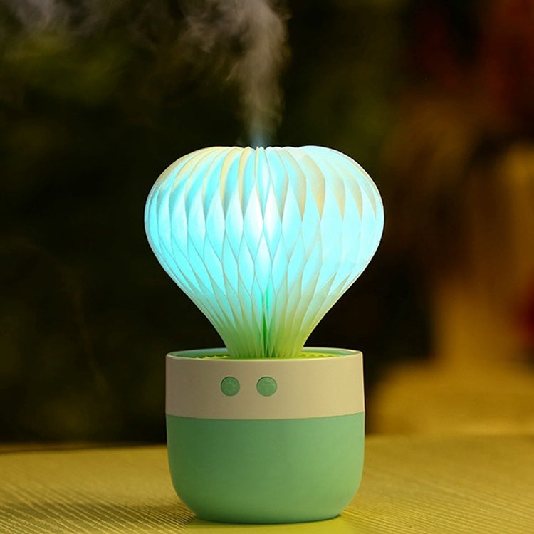 150ML Mini Portable Cactus Shape USB Colourful LED Night Light Mist Air Humidifier Beauty Replenishment Freshener for Home