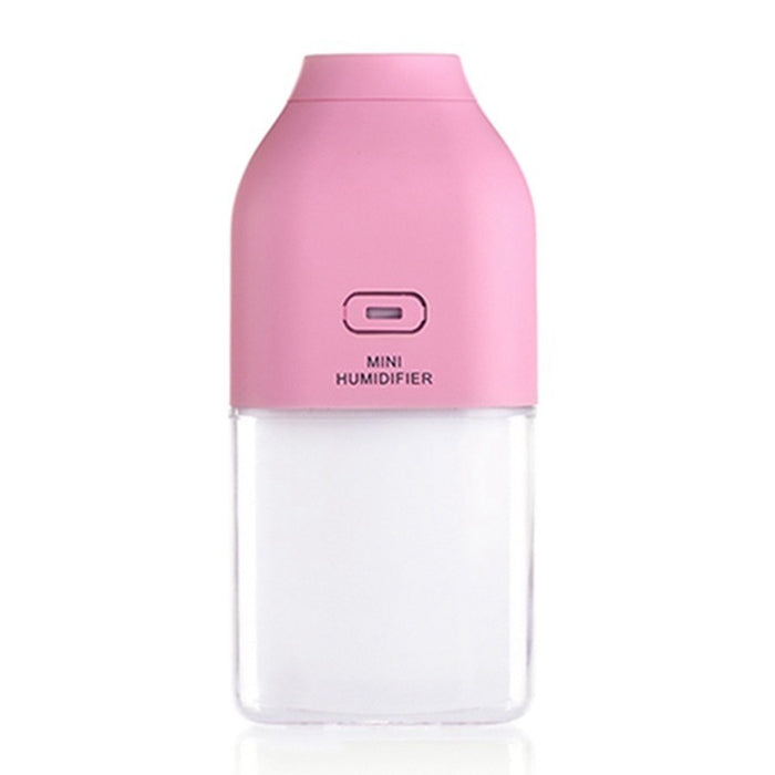 130ML Mini Portable Energy Bottle Shape USB LED Colourful Night Light Humidification Air Humidifier for Home / Office / Car