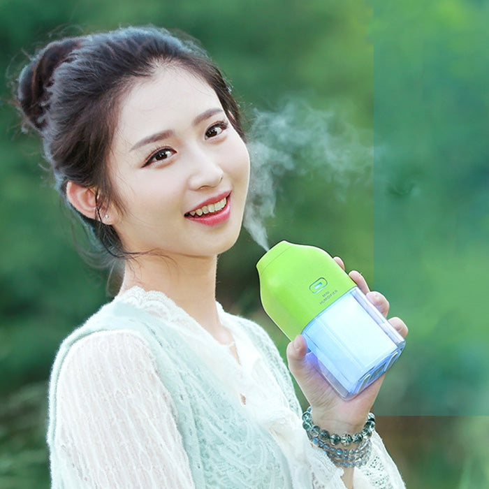 130ML Mini Portable Energy Bottle Shape USB LED Colourful Night Light Humidification Air Humidifier for Home / Office / Car