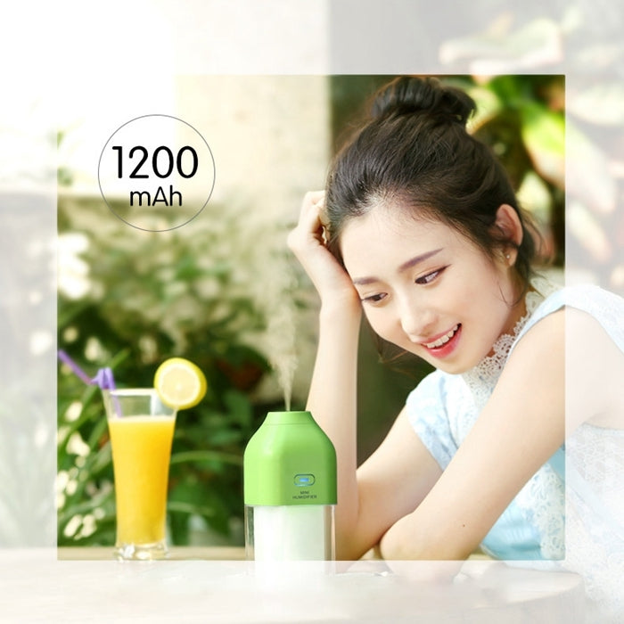 130ML Mini Portable Energy Bottle Shape USB LED Colourful Night Light Humidification Air Humidifier for Home / Office / Car