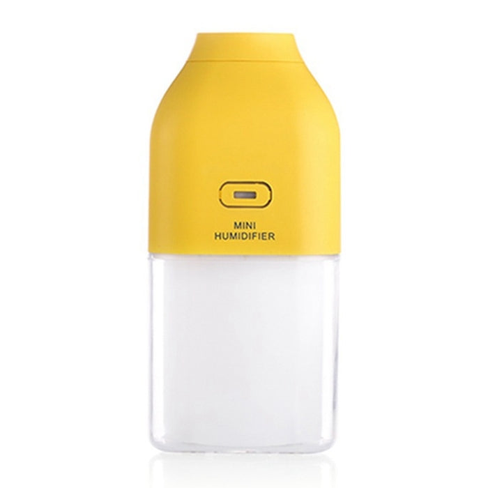130ML Mini Portable Energy Bottle Shape USB LED Colourful Night Light Humidification Air Humidifier for Home / Office / Car