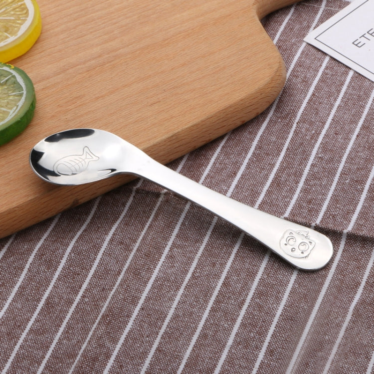 Creative Cartoon Baby Stainless Steel Spoon