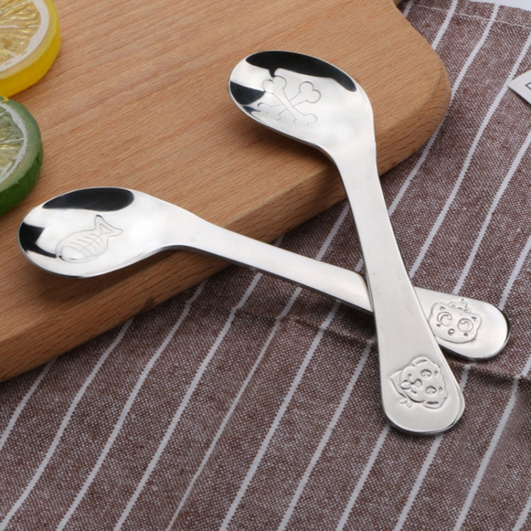 Creative Cartoon Baby Stainless Steel Spoon