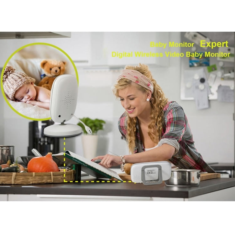 VB603 3.2 inch LCD 2.4GHz Wireless Surveillance Camera Baby Monitor, Support Two Way Talk Back, Night Vision(White)