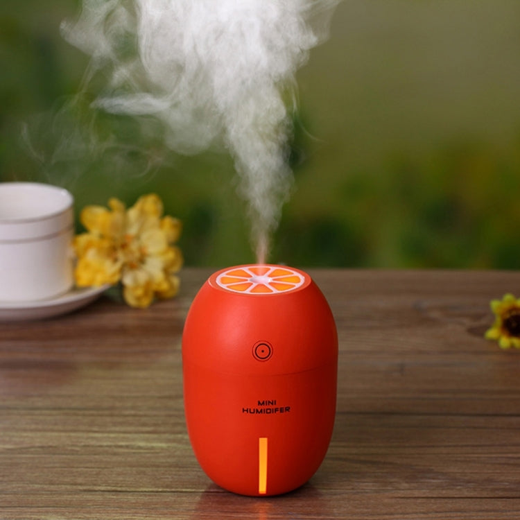 180ML Creative Lemon Shape USB Air Humidifier with Luminous & Transparent Water Line & Water Shortage Power Off Protection for Car & Office & Home