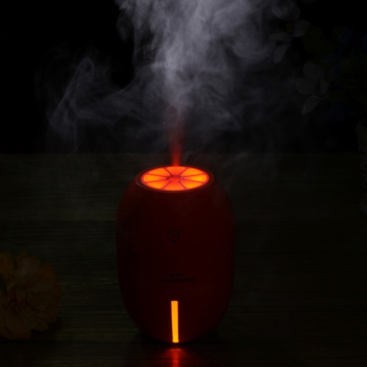 180ML Creative Lemon Shape USB Air Humidifier with Luminous & Transparent Water Line & Water Shortage Power Off Protection for Car & Office & Home