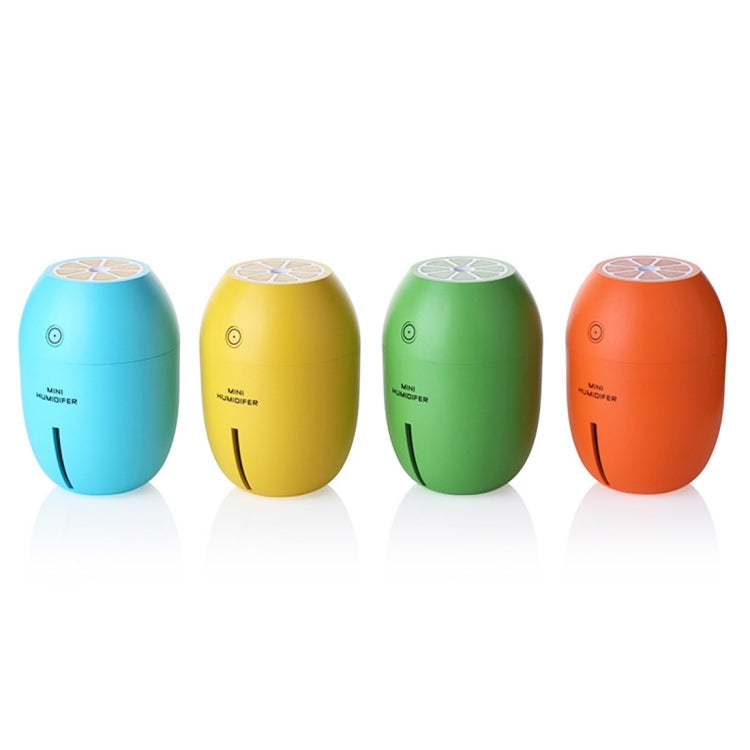180ML Creative Lemon Shape USB Air Humidifier with Luminous & Transparent Water Line & Water Shortage Power Off Protection for Car & Office & Home