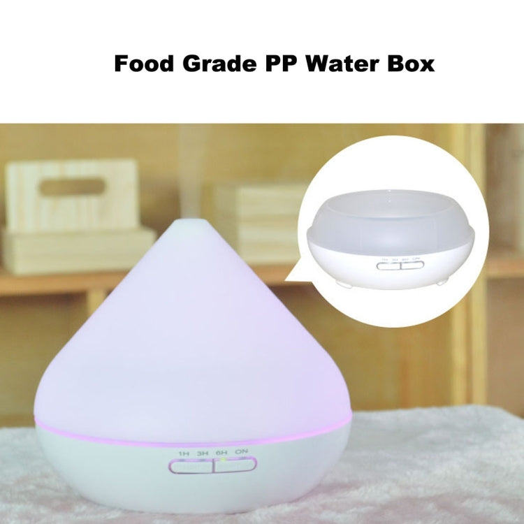 300ML Timed Ultrasonic Aromatherapy Air Humidifier with 7-Colours LED Lights & Water Shortage Power Off Protection