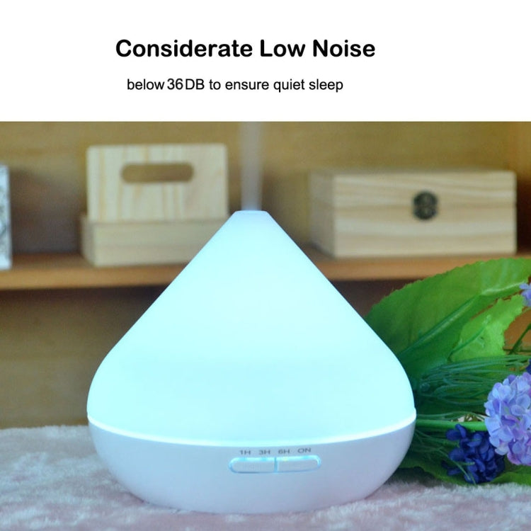 300ML Timed Ultrasonic Aromatherapy Air Humidifier with 7-Colours LED Lights & Water Shortage Power Off Protection