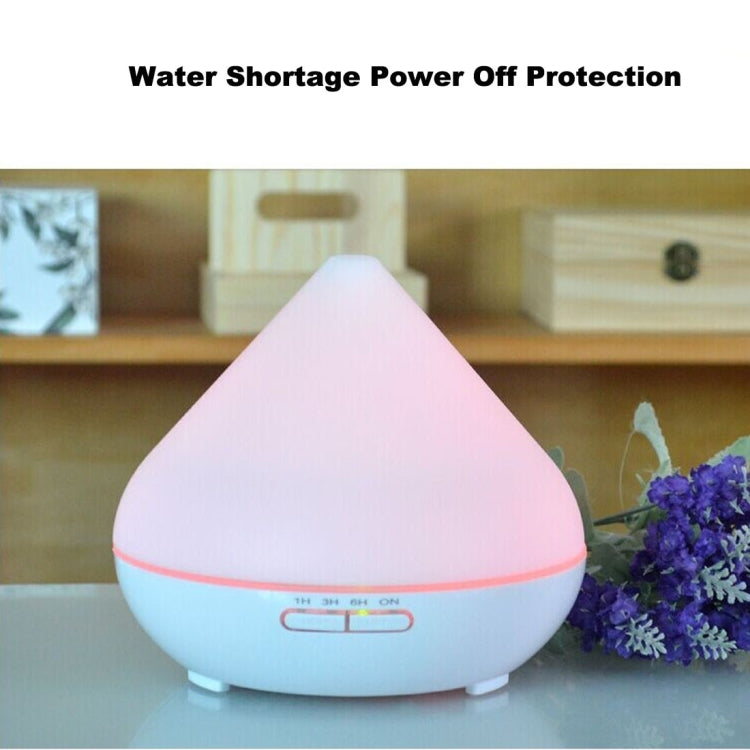 300ML Timed Ultrasonic Aromatherapy Air Humidifier with 7-Colours LED Lights & Water Shortage Power Off Protection