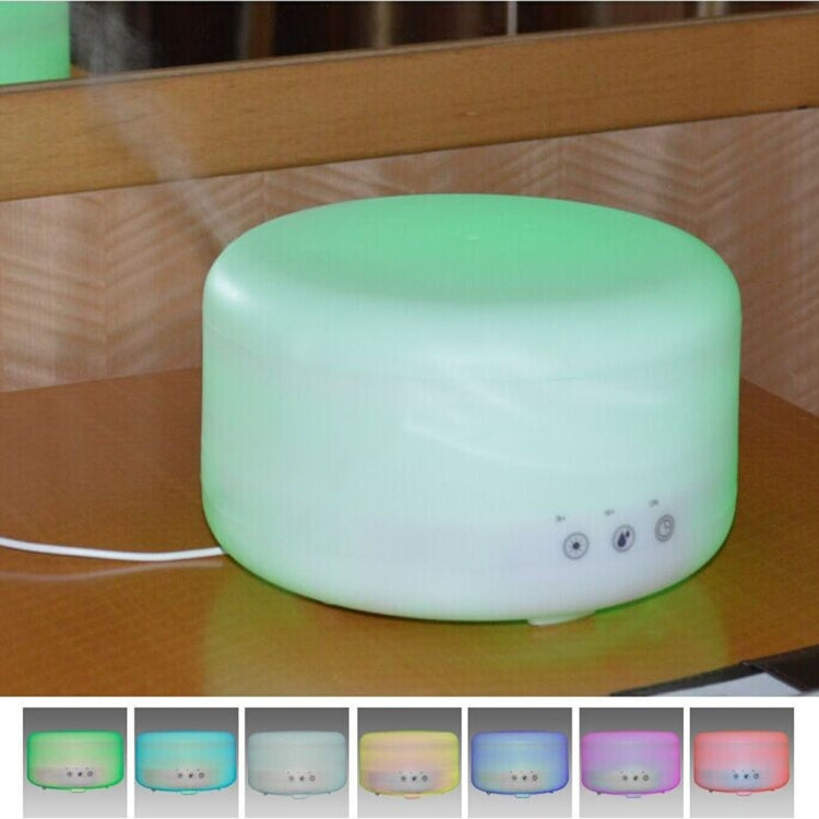 1000ML Timed Ultrasonic Aromatherapy Air Humidifier with 7-Colours LED Lights & Water Shortage Power Off Protection