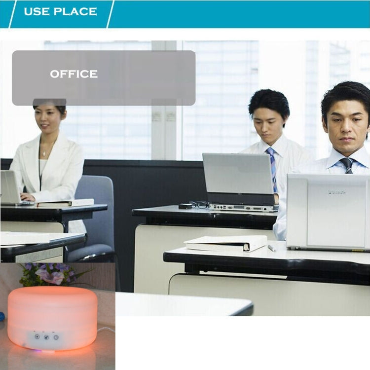 1000ML Timed Ultrasonic Aromatherapy Air Humidifier with 7-Colours LED Lights & Water Shortage Power Off Protection