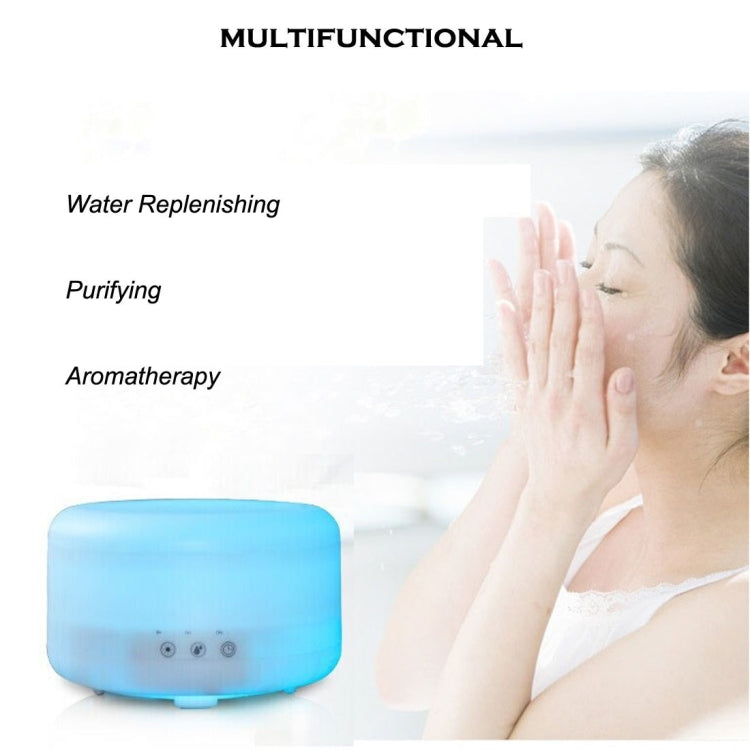 1000ML Timed Ultrasonic Aromatherapy Air Humidifier with 7-Colours LED Lights & Water Shortage Power Off Protection