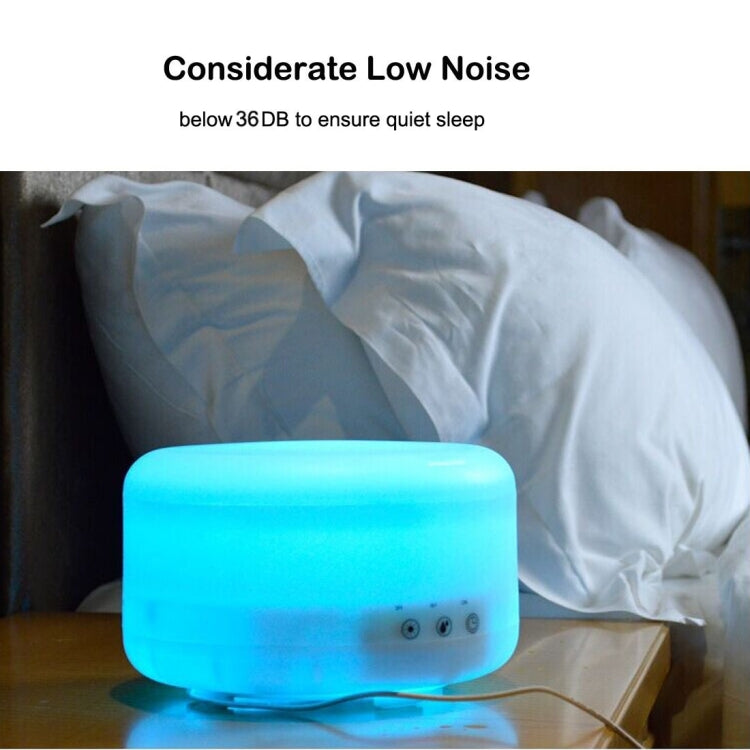 1000ML Timed Ultrasonic Aromatherapy Air Humidifier with 7-Colours LED Lights & Water Shortage Power Off Protection