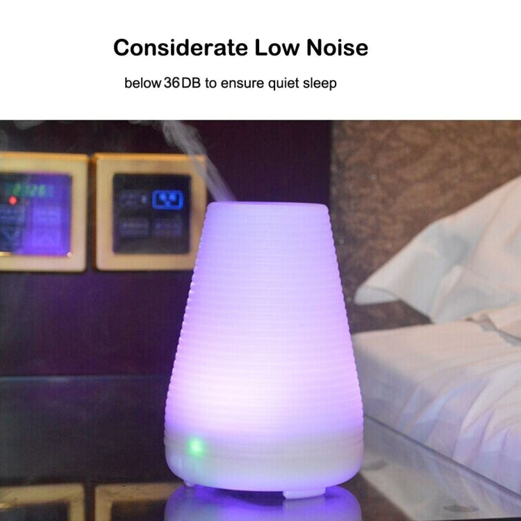 100ML Timed Ultrasonic Aromatherapy Air Humidifier with 7-Colours LED Lights & Indicator Light & Water Shortage Power Off Protection