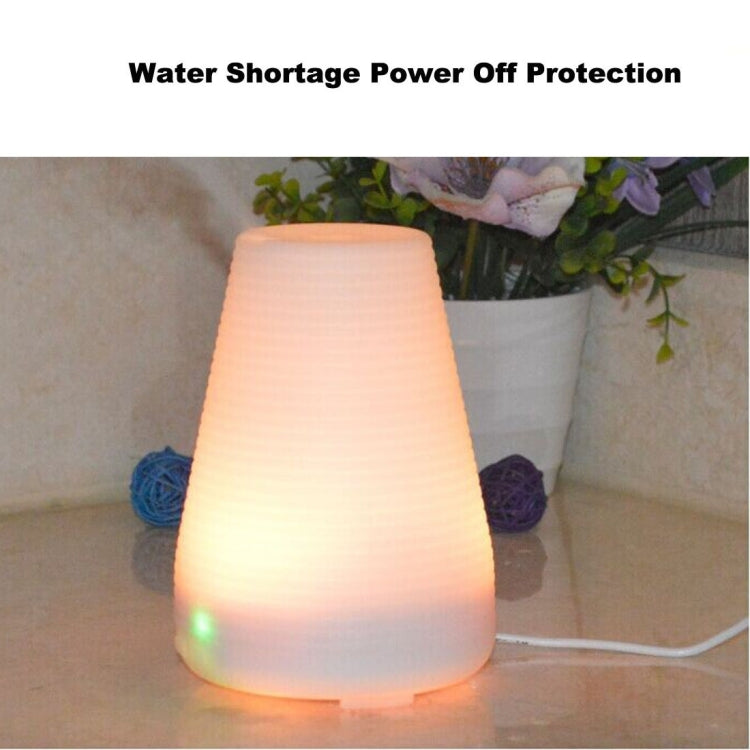 100ML Timed Ultrasonic Aromatherapy Air Humidifier with 7-Colours LED Lights & Indicator Light & Water Shortage Power Off Protection