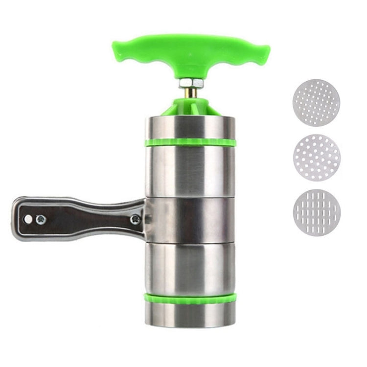 3 Molds Household Manually Small Stainless Steel Pressing Style Handhold Noodle Machine