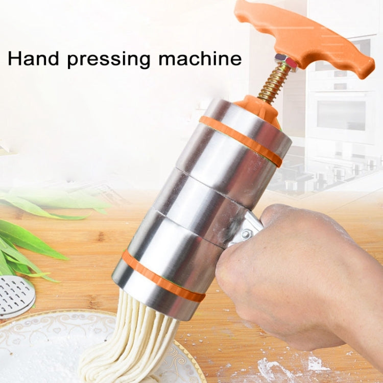 5 Molds Household Manually Small Stainless Steel Pressing Style Handhold Noodle Machine