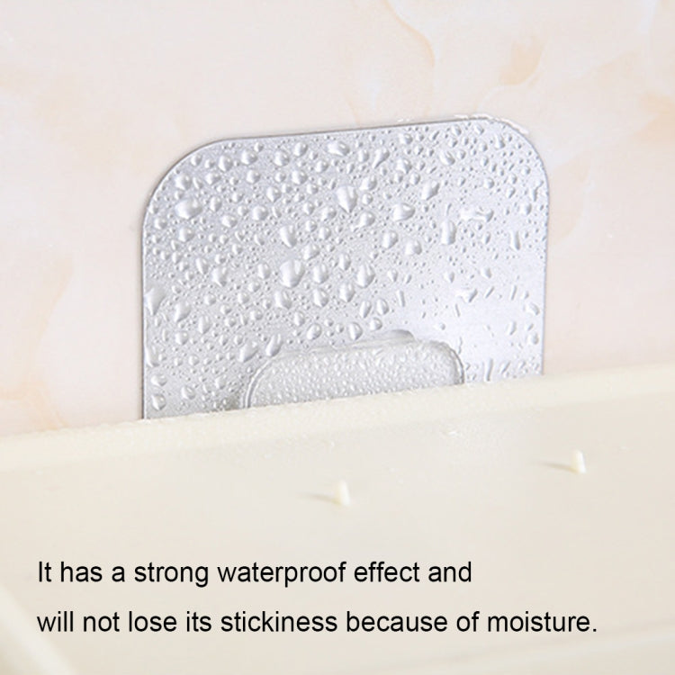 Multi-function Waterproof Traceless Sucker Tissue Storage Rack Shelf Random Color Delivery