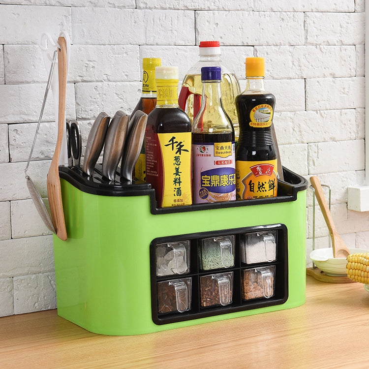 Kitchen Multifunctional Season Boxed Set Plastic Condiment Bottle Mix Tool Holder