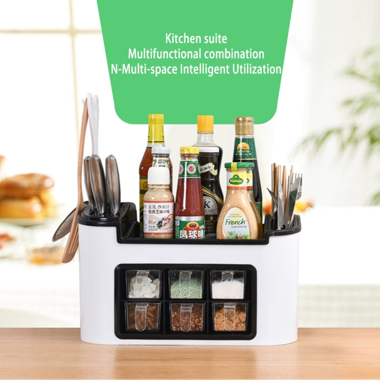 Kitchen Multifunctional Season Boxed Set Plastic Condiment Bottle Mix Tool Holder