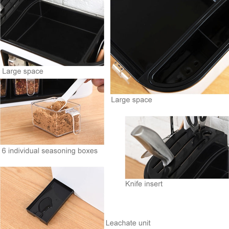 Kitchen Multifunctional Season Boxed Set Plastic Condiment Bottle Mix Tool Holder