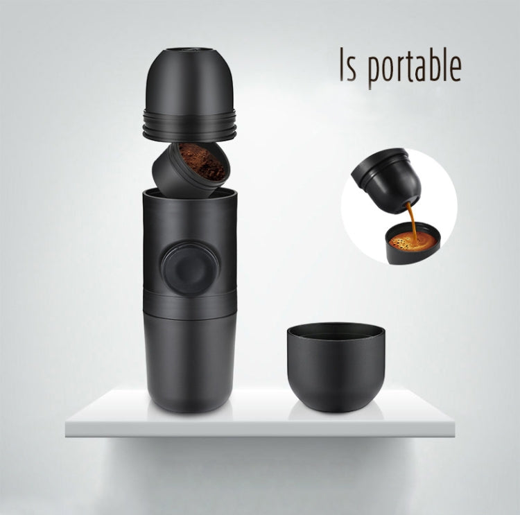 Manual Pressure Style Portable Coffee Maker Quick Coffee Machine for Travel, Home, Office