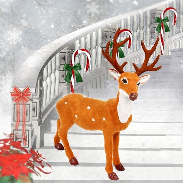 Christmas Simulation Deer Christmas Decoration, Size: 5*12*13cm