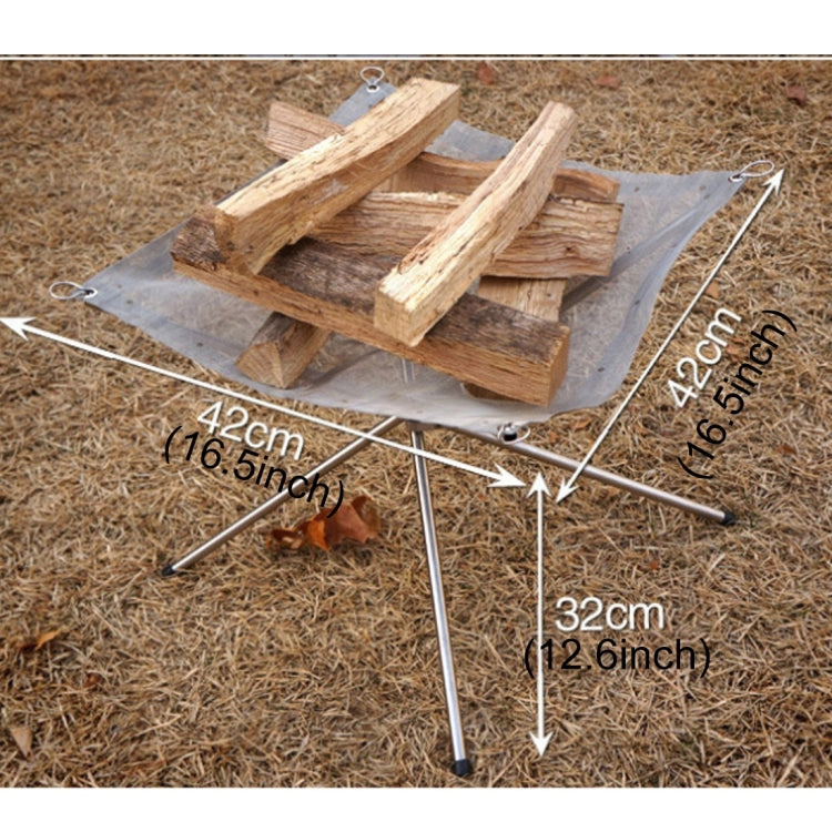 Stainless Steel Portable Outdoor Foldable Barbecue Tool Barbecue Pits, Ultra-light Grid Stove