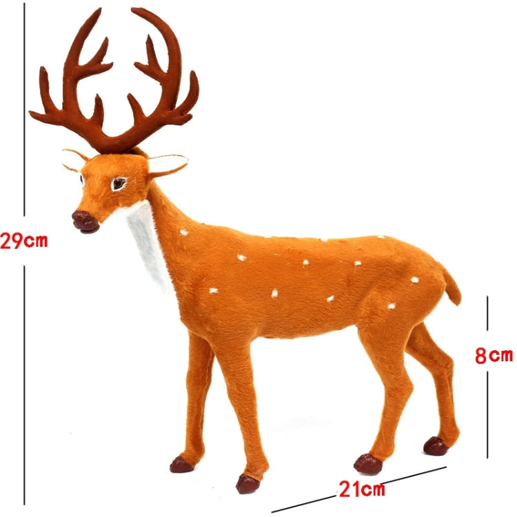 Christmas Simulation Deer Christmas Decoration, Size: 29*21*8cm