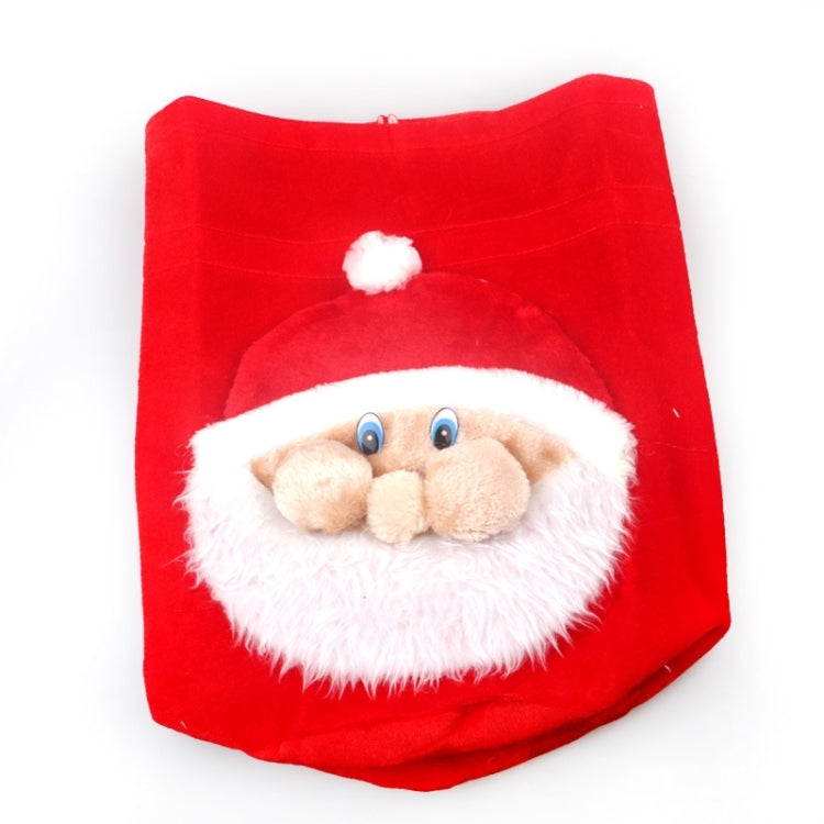 Christmas Santa Claus Xmas Gifts Bag 3D Santa Claus Face Gift Bag, Size: 36*45cm